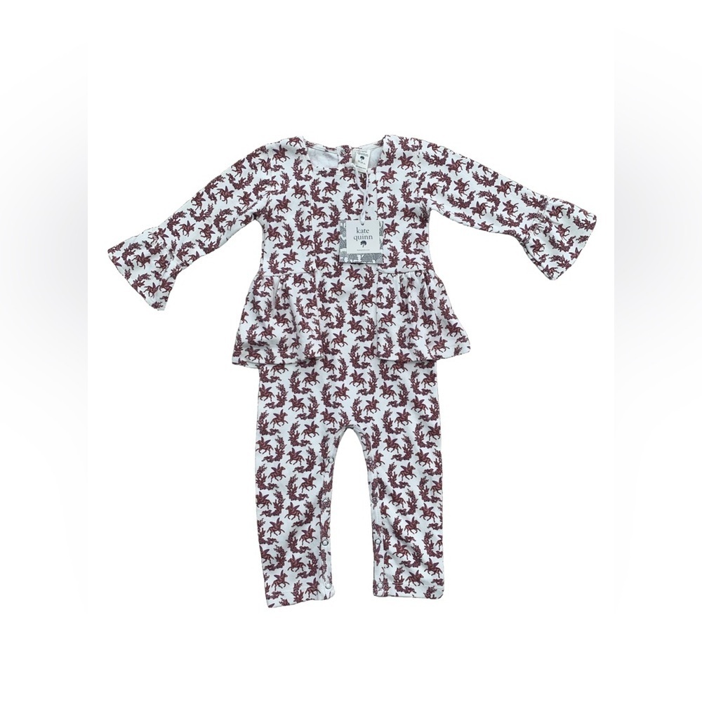 Kate Quinn NWT Size 18-24 Months Pegasus Bell Sleeve Ballerina Jumpsuit Romper
